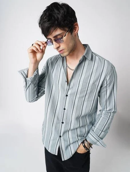 Men Striped Casual